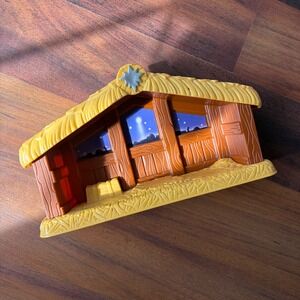 Fisher Price Little People Nativity Stable Manger Replacement 2002 Mattel 77620